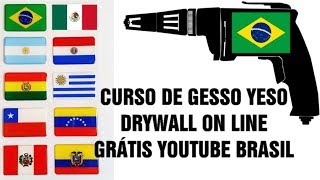 COMO HACER CURSO DE INSTALADOR DE PANELES DE YESO DRYWALL ON LINE GRATIS [upl. by Michelle673]