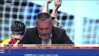 MilanNapoli 10 con Tiziano Crudeli  “Diretta Studio” Netweek [upl. by Ahtis]