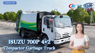 ISUZU 700P 4×2 Compactor Garbage Truck [upl. by Tammy803]