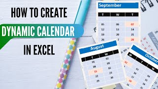 📅 Excel Dynamic Calendar Create a Holiday and Weekend Highlighting Tool 🚀🎉 [upl. by Harras761]