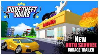 Dude Theft Wars  Open world Sandbox Simulator  New Garage Update Trailer [upl. by Annaya]