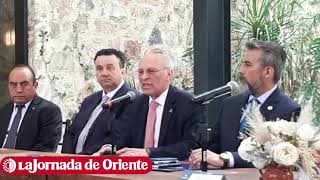 De manera evasiva responde líder nacional de Coparmex al preguntarle sobre el caso de García Luna [upl. by Clementius864]