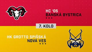 7kolo štvrťfinále HC 05 Banská Bystrica  HK GROTTO Spišská Nová Ves HIGHLIGHTS [upl. by Milburn]