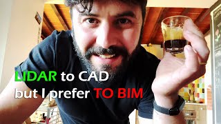 LIDAR 3D scan to CAD but I prefer TO BIM [upl. by Modesty]