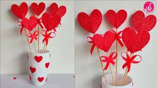 Amazing Valentines Day Special Craft  Valentines Day Gift Idea  Valentines Day Craft [upl. by Annayrb]