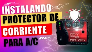 INSTALACIÓN DE PROTECTOR DE VOLTAJE corriente electricidad eléctrico [upl. by Augusto]