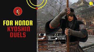 For Honor Kyoshin Duels Duelos de Kyoshin comentados [upl. by Ermine]