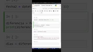 ¿Cómo Calcular la Diferencia en Días entre Dos Fechas con Python [upl. by Eitak]