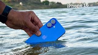 iPhone 16 Water Test [upl. by Elehcar]