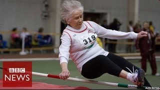 This 95 year old has 30 world records amp 750 gold medals  BBC News [upl. by Drhacir]