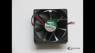 M3470955 12V 05A 2wires TA350DC Cooling Fan [upl. by Bartholemy]