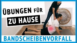 Bandscheibenvorfall 3 Übungen LWS für zu Hause [upl. by Ennovart]