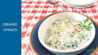 Low Carb Creamed Spinach  Healthy and Easy [upl. by Axia]