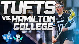 Tufts v Hamilton Womens Lacrosse Highlights  2024 [upl. by Haley]