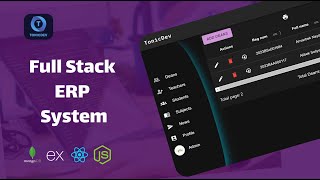 Erp  Fullstack Mern application system  Node js React js Mongo DB TailwindCss [upl. by Lirrad]