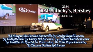 RM Sothebys Hershey Auction 2024 Video 12 [upl. by Alves]