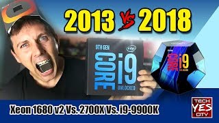 Xeon 1680 v2 Vs 2700X Vs i99900K  Gaming Benchmarks  Part 13 [upl. by Ocramed878]