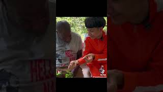 stagebekillin give homeless man the one chip challenge stagebekillin [upl. by Hameean]