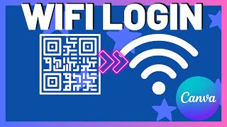 Wifi Login mit QRCode erstellen mit Canva 📶✨ [upl. by Ketchum]