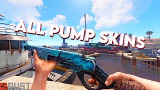 All Pump Shotgun Skins  Rust [upl. by Aitnuahs]