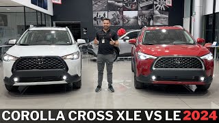 TOYOTA COROLLA CROSS XLE VS LE  No lo compres antes de ver este video [upl. by Aimak60]