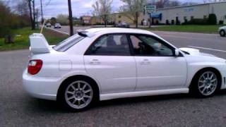 EVO 9 vs WRX STI LOUD FULL THROTTLE LAUNCH [upl. by Cherice276]