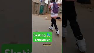 Skating crossover 🛼😀skating hossain120 [upl. by Assyral]