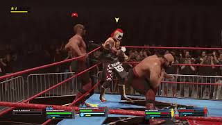 ECW The Road Warriors vs Pagano y Mil Mascara [upl. by Ymaral]