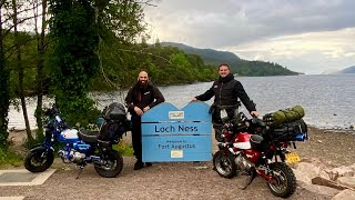 HONDA MONKEY UK TOUR DAY 4 Fort William Loch Ness Inverness NC500 🏴󠁧󠁢󠁳󠁣󠁴󠁿 [upl. by Raphaela]