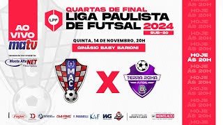 LIGA PAULISTA DE FUTSAL  QUARTAS SUB20 [upl. by Ennaej]