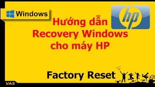 WINDOWS  RECOVERY WINDOWS 10 LAPTOP HP [upl. by Nylevol]