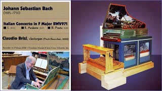 JOHANN SEBASTIAN BACH quotItalian Concerto in F major BWV 971quot Claudio Brizi claviorgan [upl. by Akvir]