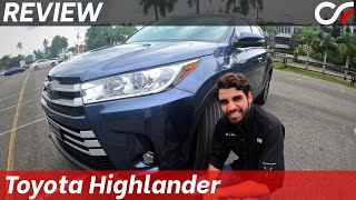 Toyota Highlander 2019 XLE Review en Español  Un confiable SUV familiar👨‍👩‍👧‍👦 [upl. by Popper]