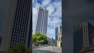 Frankfurt Alte Oper Frankfurt am Main modern buildings right to the next of an old one [upl. by Frisse]