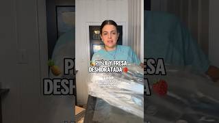 Piña y fresa enchilada deshidratada 🍓🍍fruta dulcesenchilados dulces candy spicycandy [upl. by Bigg270]