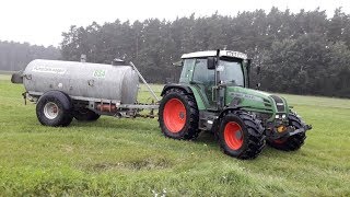 Fendt 309ci mit BSA PTW7 am Güllefahren Uncut [upl. by Atinuahs]