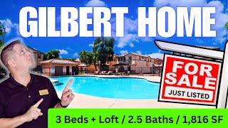 AFFORDABLE Gilbert Home For Sale  Phoenix Arizona Metro Real Estate [upl. by Aniale473]