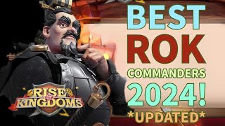 UPDATED ESSENTIAL ROK COMMANDER GUIDE 2024 riseofkingdoms rok [upl. by Risser]