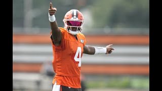 What Deshaun Watson Showed Us at Browns Training Camp  Sports4CLE 82924 [upl. by Naamann]