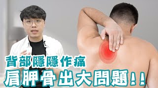 背部隱隱作痛，其實是「肩胛骨」出大問題！？ [upl. by Thecla]