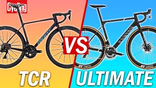 Giant TCR vs Canyon Ultimate  Climbing Bike Showdown [upl. by Anahpets]