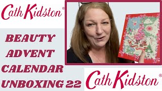 Cath Kidston Beauty Advent Calendar Unboxing Christmas 22 A Christmas Sky [upl. by Aerbma]