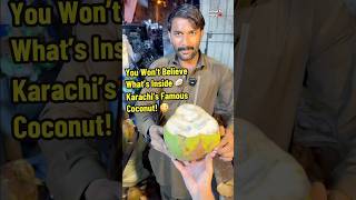 You Won’t Believe What’s Inside 🥥 Karachi’s Famous Green Coconut 🌴 KarachiStreetFood streetfood [upl. by Anirrak]