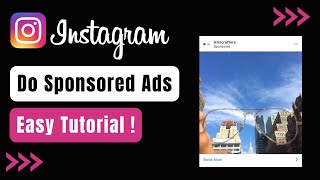 How to do Sponsored Ads on Instagram [upl. by Finley579]