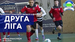 🔴 LIVE  ЧЕМПІОНАТ АФС З ФУТЗАЛУ 2425р  СДПУ  261024p [upl. by Alesiram]