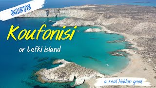 Koufonisi Lefki island Crete Greece Short version 4K [upl. by Enirehtac]