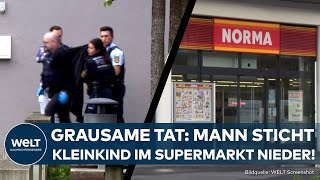 DEUTSCHLAND Mann sticht Vierjährige im Supermarkt in Wangen nieder  Alle Infos zur Tat im Allgäu [upl. by Namrak]