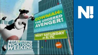 Nickelodeon Back at the Barnyard quotCowman The Uddered Avengerquot Promo November 23 2008 [upl. by Eikram165]