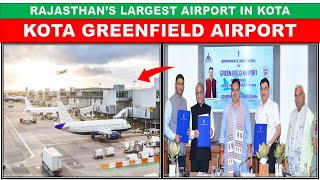 Kota Greenfield Airport  New Airport in Kota Rajasthan  Papa Construction [upl. by Ahsaenat263]