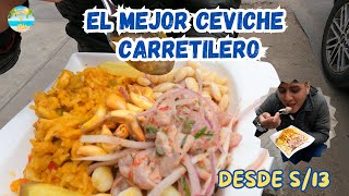 CEVICHE CARRETILLERO BUENAZO  CEVICHE CARRETILLERO PERUANO  Probamos el mejor ceviche de Lima [upl. by Hirsh]